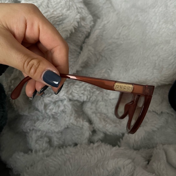 Gucci square 56mm sunglasses pink - Picture 3 of 7